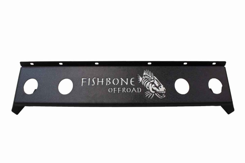 Jeep Wrangler JL Bumper Skid Plate - Front - Fishbone Offroad - Mako - Black - `18-`27